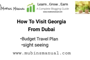 How To Visit Georgia From Dubai