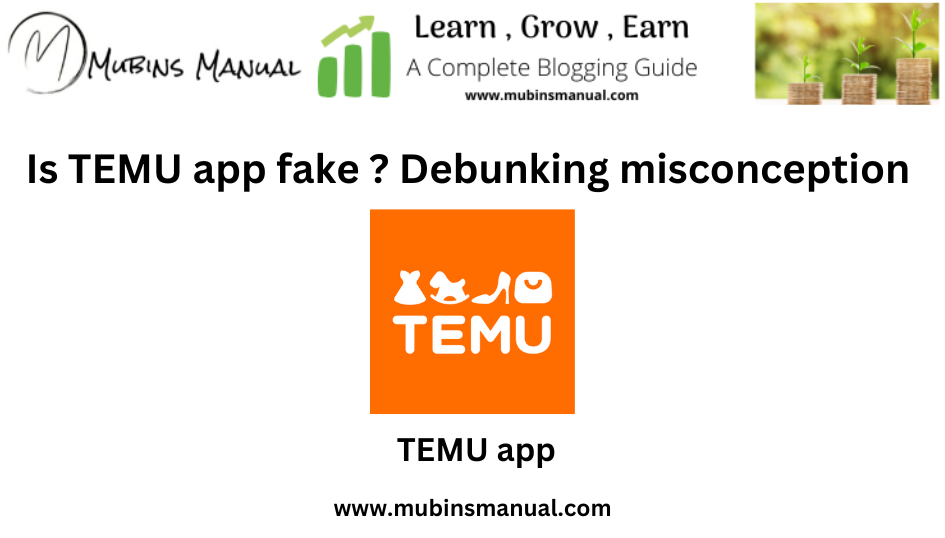 Is TEMU app fake