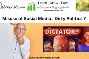 Misuse of Social Media in Politics